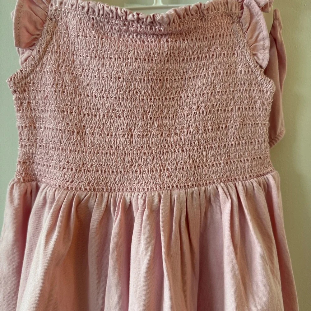 NWT Ralph Lauren Baby Smocked Jersey Dress & Bloomers Set